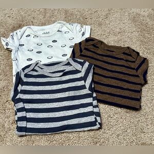 Set of (3) 3-6 month onesies